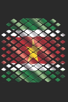 SURINAME NOTEBOOK: Suriname Notebook | college book | diary | journal | booklet | memo | composition book | 120 sheets - Dot Grid paper 6x9 inch