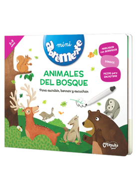 Hardcover Animales del Bosque: Para Escribir, Borrar Y Escuchar [Spanish] Book