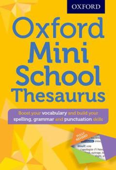 Pocket Book Oxford Mini School Thesaurus Book