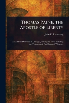 Paperback Thomas Paine, the Apostle of Liberty Book