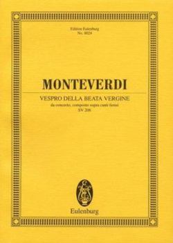 Paperback Vespro Della Beata Vergine: Marienvesper (1610) Book