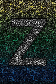 Z: Letter Z Initial Personalized Monogram Bike Notebook - Biker's Bicycle College Ruled Notebook, Writing Pad, Journal or