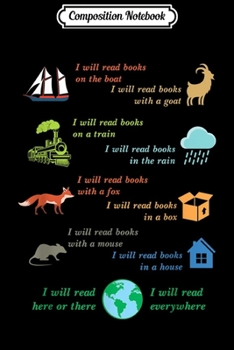 Composition Notebook: I Will Read Books Librarian Teacher Nerd Geek Reader  Journal/Notebook Blank Lined Ruled 6x9 100 Pages