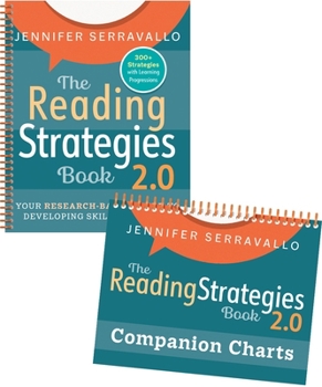 Paperback The Reading Strategies Book 2.0, Spiral and Companion Charts Bundle Book