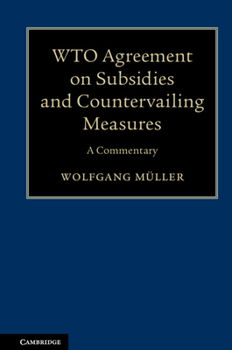 Hardcover WTO Agreement on Subsidies and Countervailing Measures Book