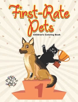 Paperback First-Rate Pets: Children's Coloring Book