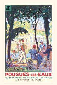 Paperback Vintage Journal Pougues les Eaux Poster Book