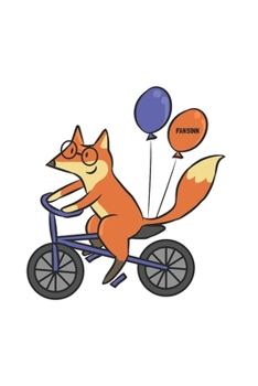 Sporty Fox Bike Notebook: Graph Paper Journal 6x9 - 120 Pages