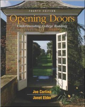 Paperback Opening Doors : Understanding College Reading Book
