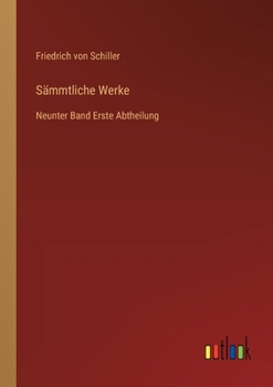 Paperback Sämmtliche Werke: Neunter Band Erste Abtheilung [German] Book