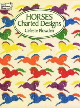 Paperback Horses Charted Designs Book