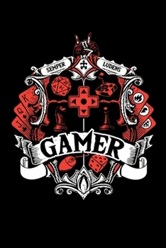 Paperback Notizbuch: Gamer W?rfel Rpg Tabletop Gamepad Lustig Geschenke 120 Seiten, 6X9 (Ca. A5), Liniert [German] Book