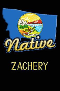 Paperback Montana Native Zachery: College Ruled Composition Book