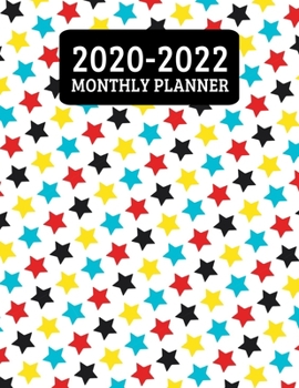 Paperback 2020-2022 Monthly Planner: 3 Year Planner - 36 Month Calendar Planner Diary for Next Three Years With Notes - Cool Stars (8.5"x11") Book