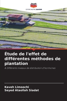 Paperback Étude de l'effet de différentes méthodes de plantation [French] Book