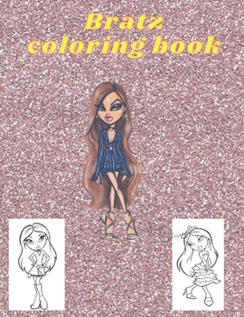 Paperback Bratz: Coloring book for kids and adults with calming graphics Book