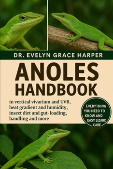 ANOLES HANDBOOK: Everything You Need To Know And Easy Lizard Care — vertical vivarium and UVB, heat gradient and humidity, insect diet and gut-loading, handling and more