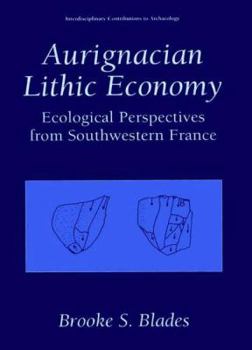 Paperback Aurignacian Lithic Economy: Ecological Perspectives from Southwestern France Book