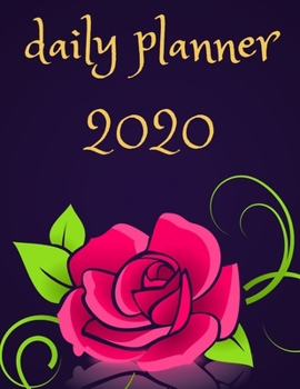 Paperback daily planner 2020: Daily Planner, GIFT Page a Day Calendar 2020, Schedule Organizer Planner (2020 Diary Day Per Page )365 Day Tabbed Jour Book