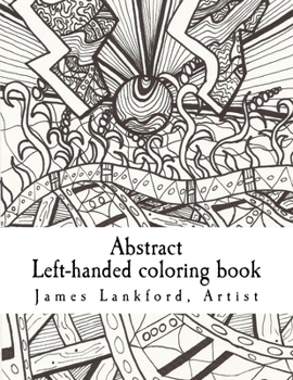 Paperback Abstract Left-handed coloring book
