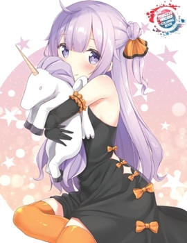 Princess Unicorn Coloring Book: Cute Anime Manga Girl Coloring Book with Magical Fantasy Animals, Cute Princesses Kawaii Anime Style, Female Japanese Cartoons for Relaxation and Fun - Vol3