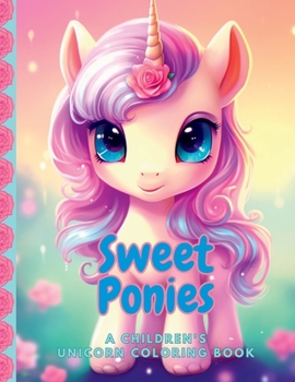 Paperback Sweet Ponies A Children's Unicorn Coloring Book