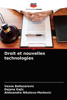 Paperback Droit et nouvelles technologies [French] Book