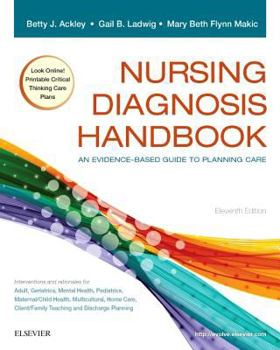 Paperback Nursing Diagnosis Handbook: An Evidence-Based Guide to Planning Care Book