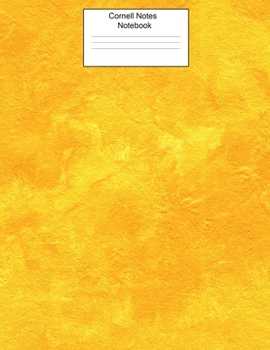 Cornell Notes Notebook: Cute Yellow Cornell Notebook for Work, Class, Notes, or Home Use|8.5x11|110 Pages|Efficient Way to Use Cornell Method Note Taking System