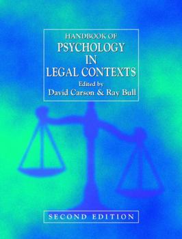 Hardcover Handbook of Psychology in Legal Contexts Book