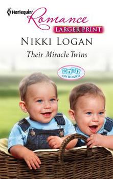 Mass Market Paperback Their Miracle Twins [Large Print] Book