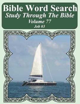 Paperback Bible Word Search Study Through The Bible: Volume 77 Job #3 [Large Print] Book