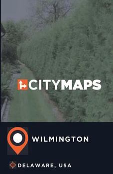 Paperback City Maps Wilmington Delaware, USA Book