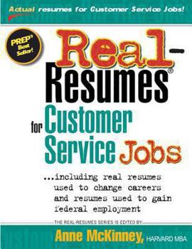 Paperback Real-Resumes for Customer Service Jobs Book