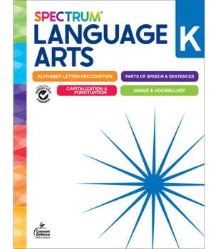 Paperback Spectrum Language Arts Workbook, Grade K Book