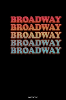Broadway: Dotted Punkteraster Notizbuch A5 - Theater Musical Broadway Schauspieler Drama Geschenk