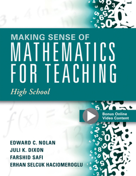 Paperback Making Sense of Mathematics for Teaching High School: Understanding How to Use Functions Book