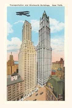 Paperback Vintage Journal Transportation and Woolworth Buildings, New York City Book