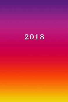 Paperback 2018: Kalender/Terminplaner: 1 Woche auf 2 Seiten, Format ca. A5, Cover bunt [German] Book