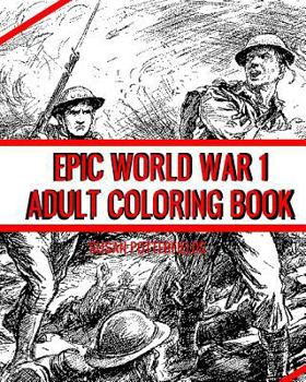 Paperback Epic World War 1 Adult coloring Book