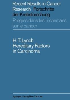 Paperback Hereditary Factors in Carcinoma Book