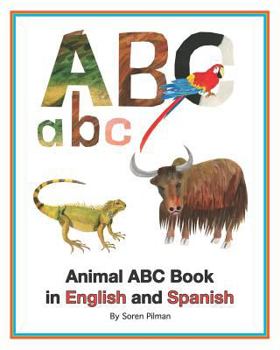 Paperback Animal ABC Book in English and Spanish Book