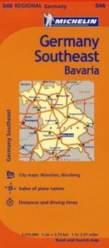 Map Michelin Germany Southeast Regional Book