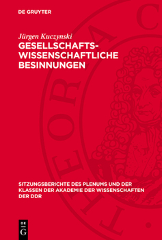Hardcover Gesellschaftswissenschaftliche Besinnungen [German] Book