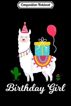 Composition Notebook: Cool Cute Alpaca Llama Cactus Girls Birthday Animal  Journal/Notebook Blank Lined Ruled 6x9 100 Pages