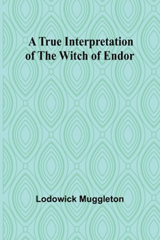 Paperback A True Interpretation of the Witch of Endor Book