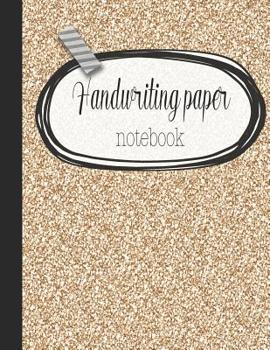 Paperback Handwriting paper notebook: The large handwriting notebook for primary and early years with nine double lines and a dotted line down the middle to Book