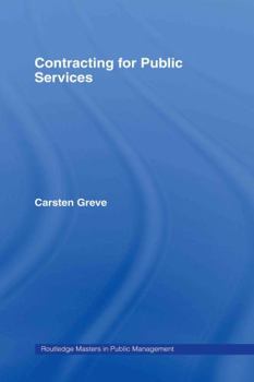Hardcover Contracting for Public Services Book