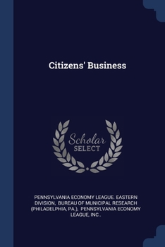 Paperback Citizens' Business Book