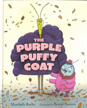 Hardcover Purple Puffy Coat Book